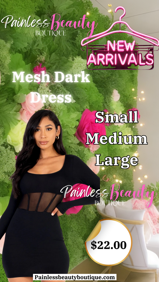 Mesh Dark Dress